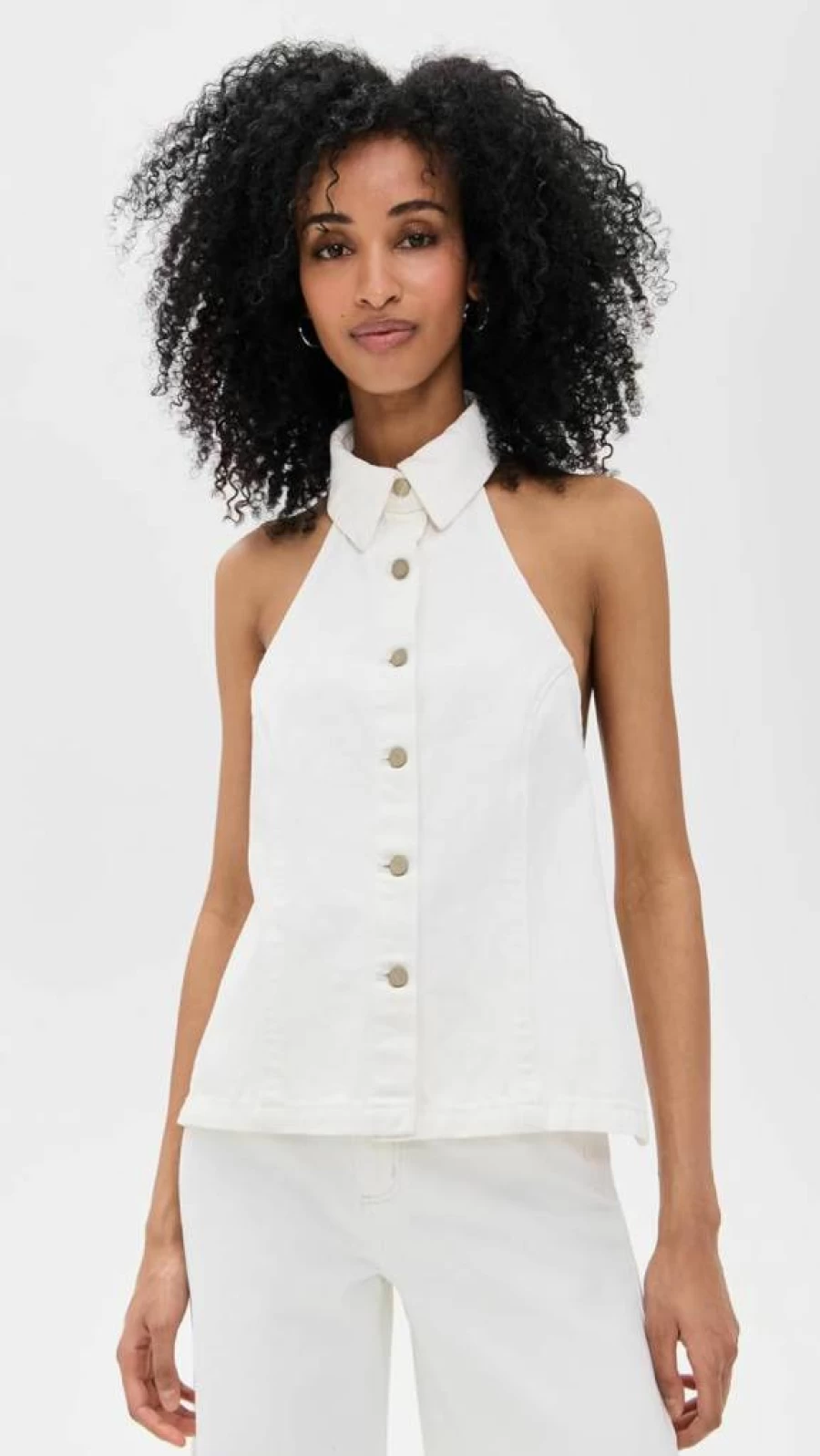 ABRAND Women's Les Deux Shirt - Stylish Casual Top for Women