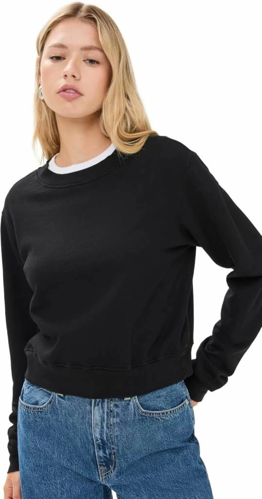 Cotton Citizen Women's Milan Crew Neck T-Shirt | Soft Cotton Casual Top