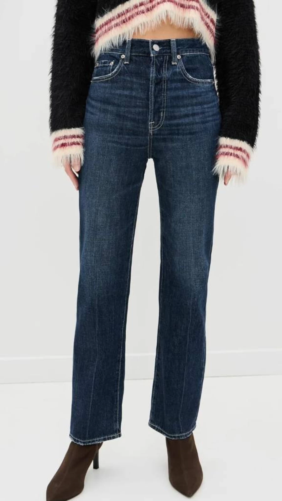 Pistola Denim Women's Cassie Petite High-Waisted Slim Fit Jeans for a Flattering Look