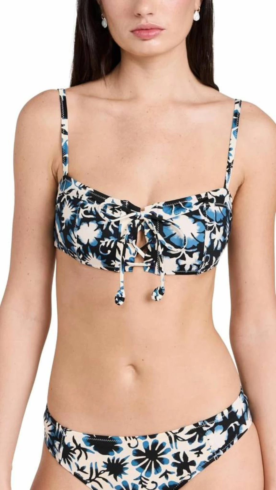 Ulla Johnson Women's Atrani Bikini Top - Floral Print Swimwear for Women