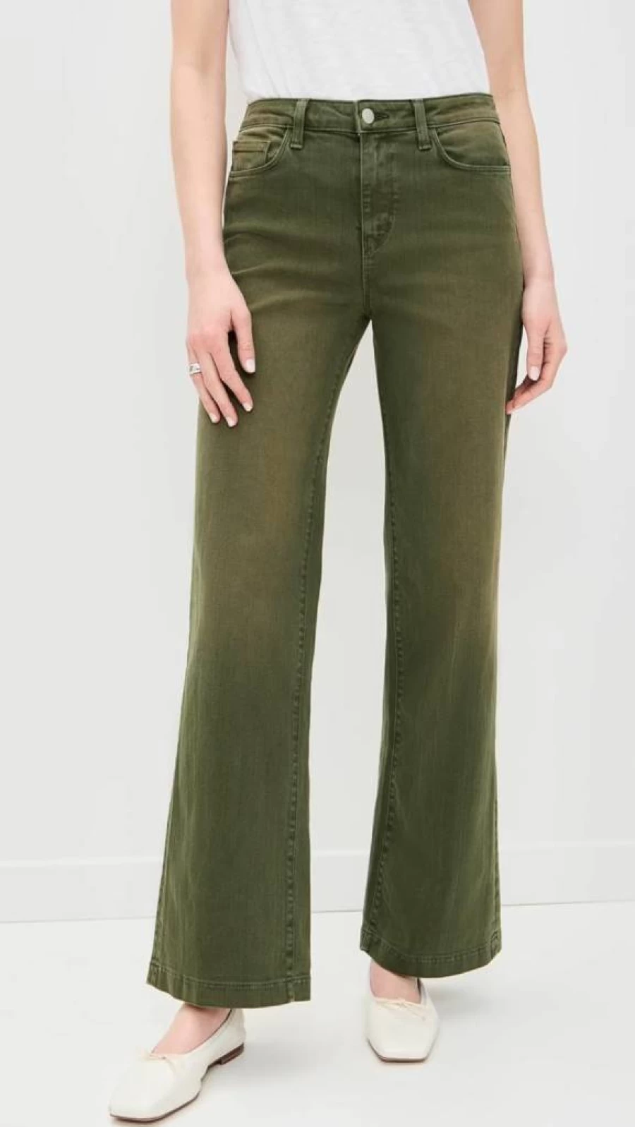 L'AGENCE Women's Scottie High Rise Wide Leg Jeans - Premium Denim Pants for Women