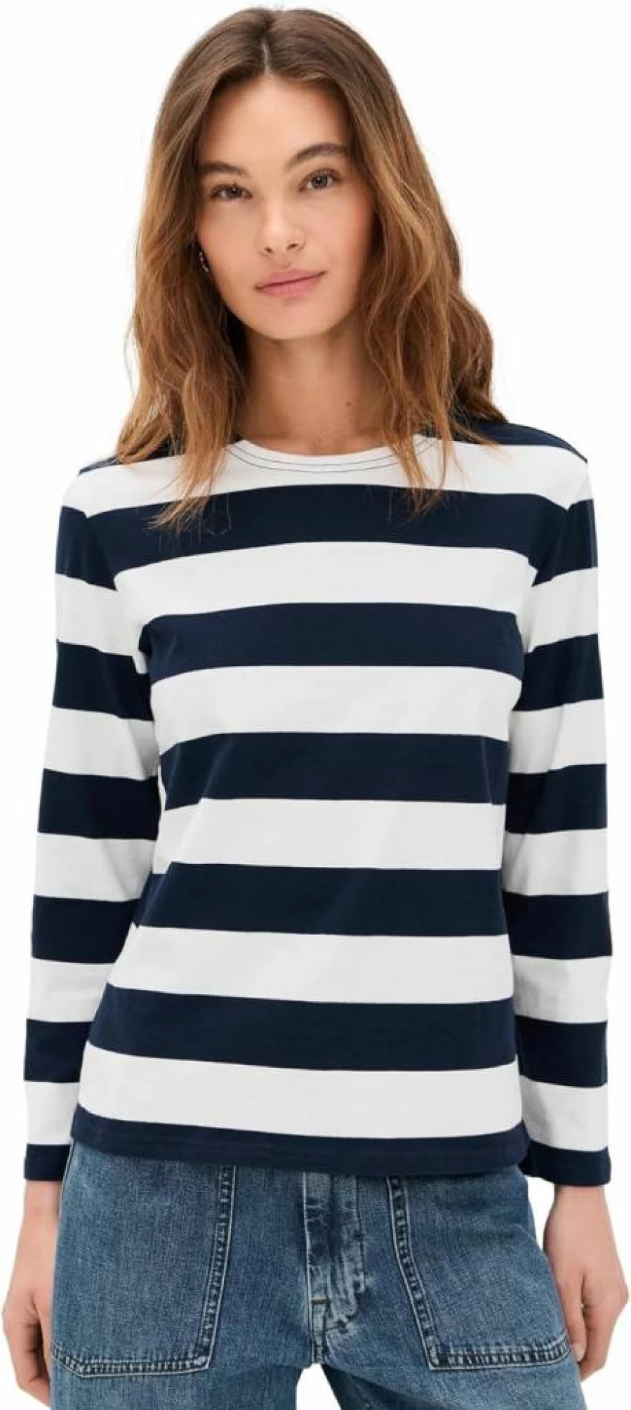 Denimist Women's Stylish Boat Neck T-Shirt - Comfortable Casual Top for Everyday Wear