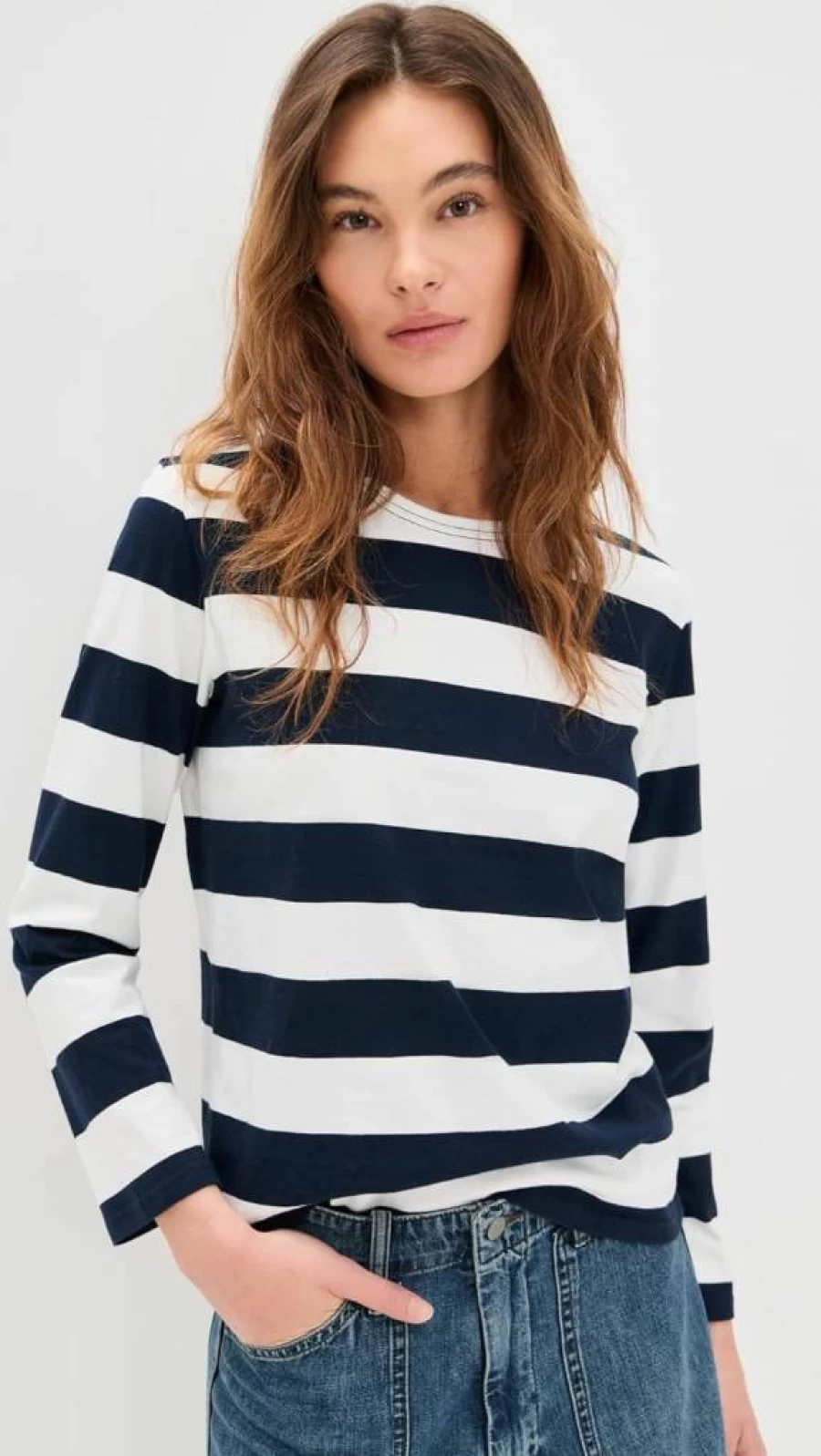 Denimist Women's Stylish Boat Neck T-Shirt - Comfortable Casual Top for Everyday Wear