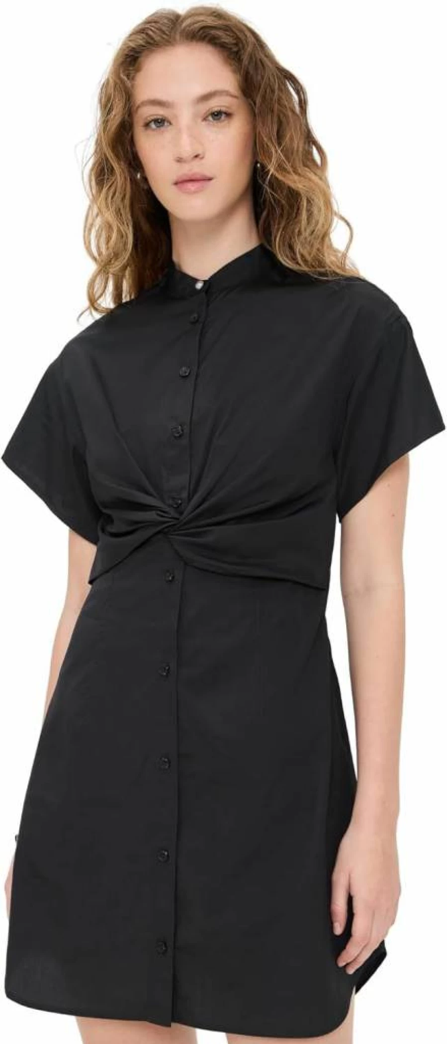 Rag & Bone Women's Gretchen Poplin Dress - Classic Fit Short Sleeve Casual Summer Dress