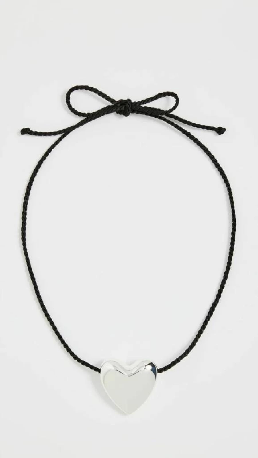 Annika Inez Women's Large Heart Pendant Necklace - Elegant Gold or Silver Love Charm Jewelry Gift