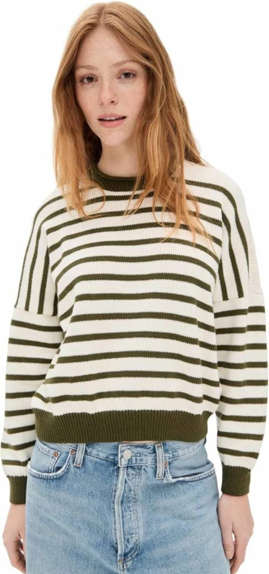 THE GREAT Women's Roll Neck Pullover Sweater - Soft Knit Winter Warm Turtleneck Top