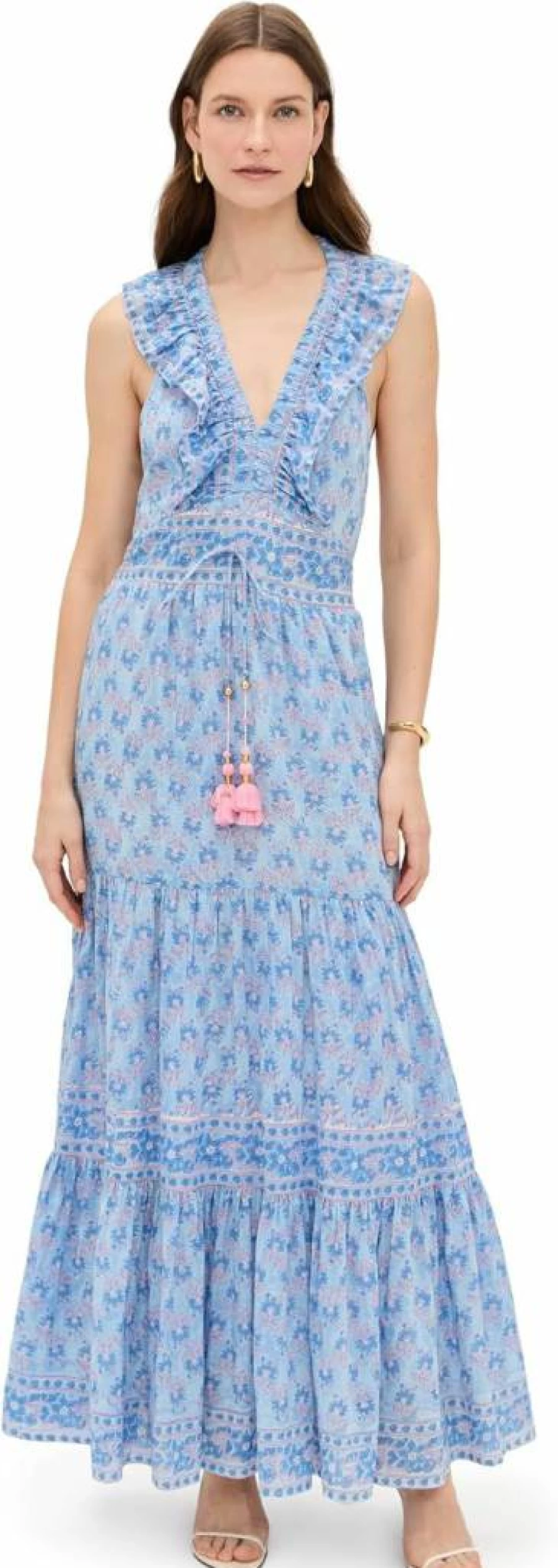 BELL Women's Allie Maxi Dress - Flowy Long Summer Dress with Casual Comfort Fit