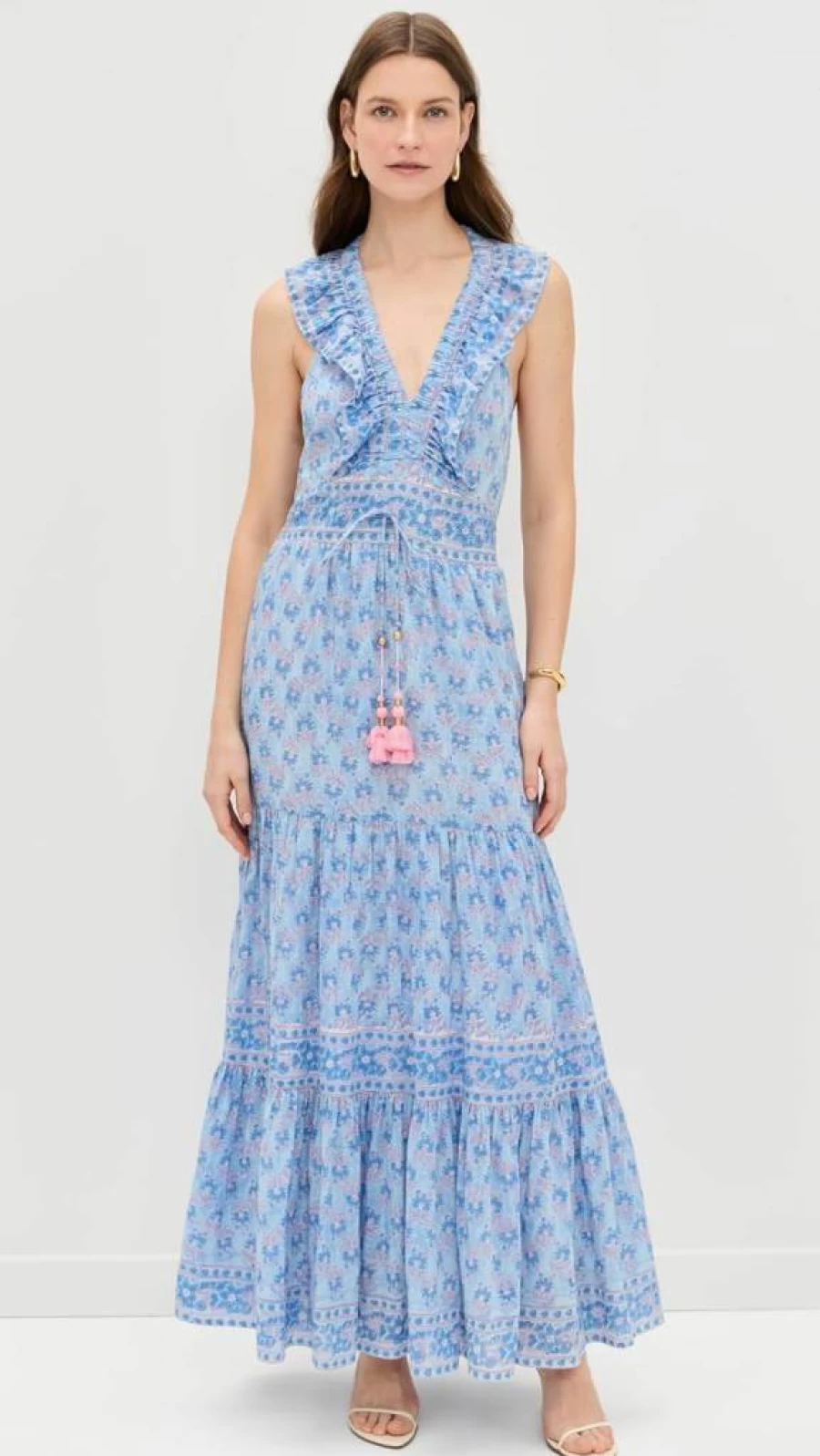 BELL Women's Allie Maxi Dress - Flowy Long Summer Dress with Casual Comfort Fit