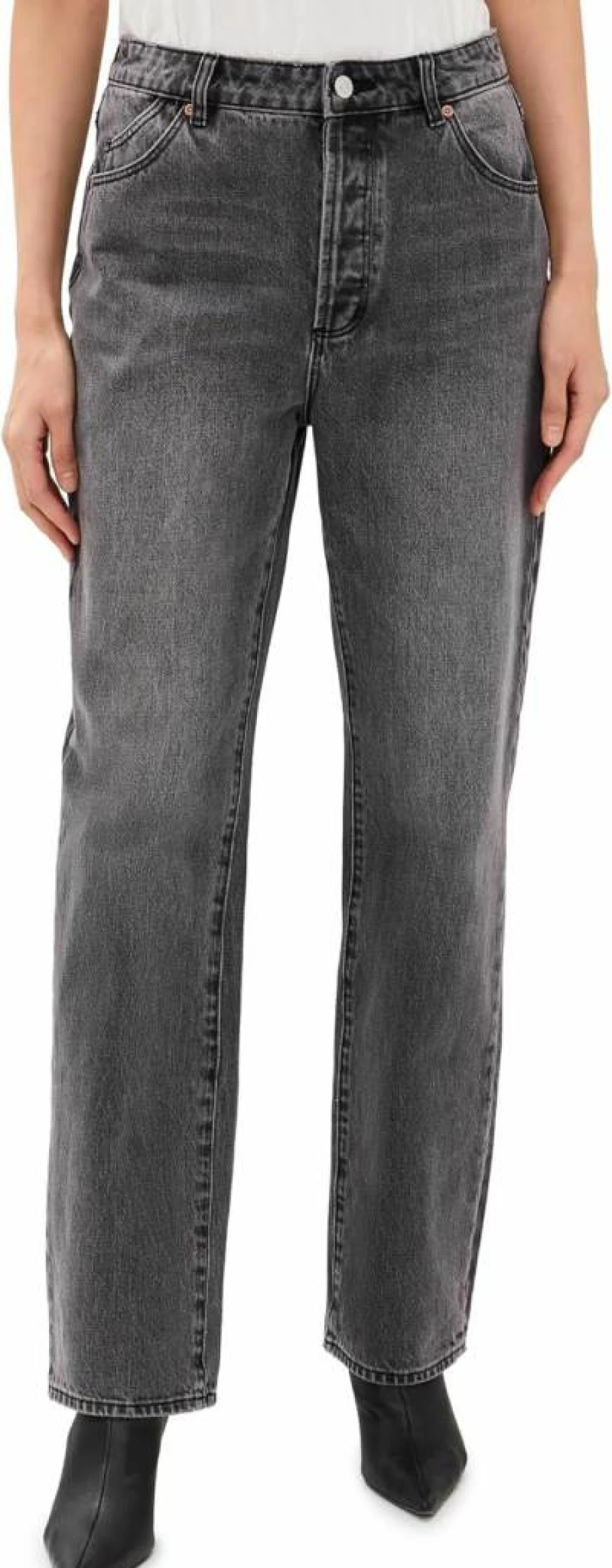 Rolla's Women's Vintage 90s High-Waisted Relaxed Fit Jeans for Casual Comfort