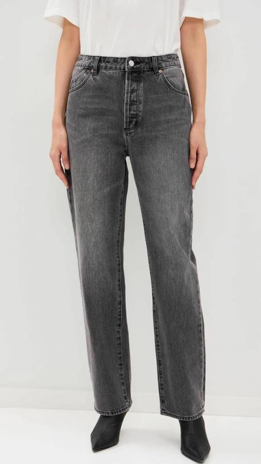 Rolla's Women's Vintage 90s High-Waisted Relaxed Fit Jeans for Casual Comfort