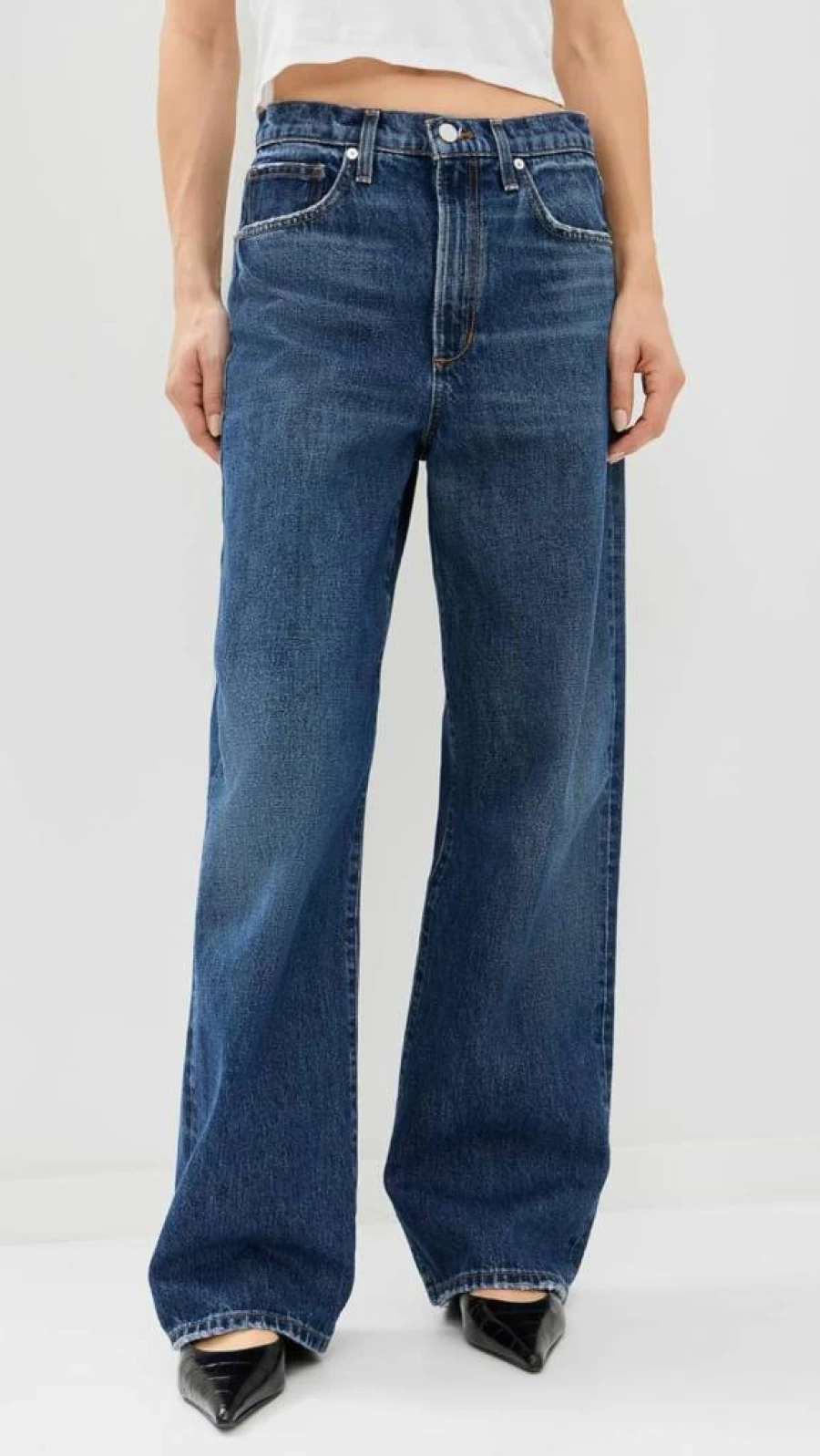 Joe's Women's Ryan Low-Rise Relaxed Fit Jeans - Baggy Casual Denim Pants