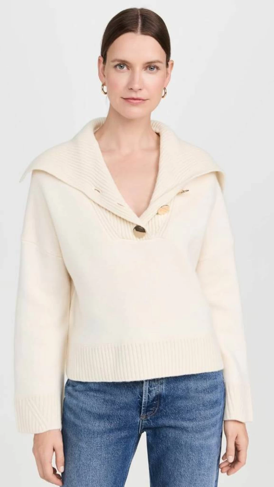 ba&sh Women's Biva Knit Sweater - Soft Casual Pullover for Women