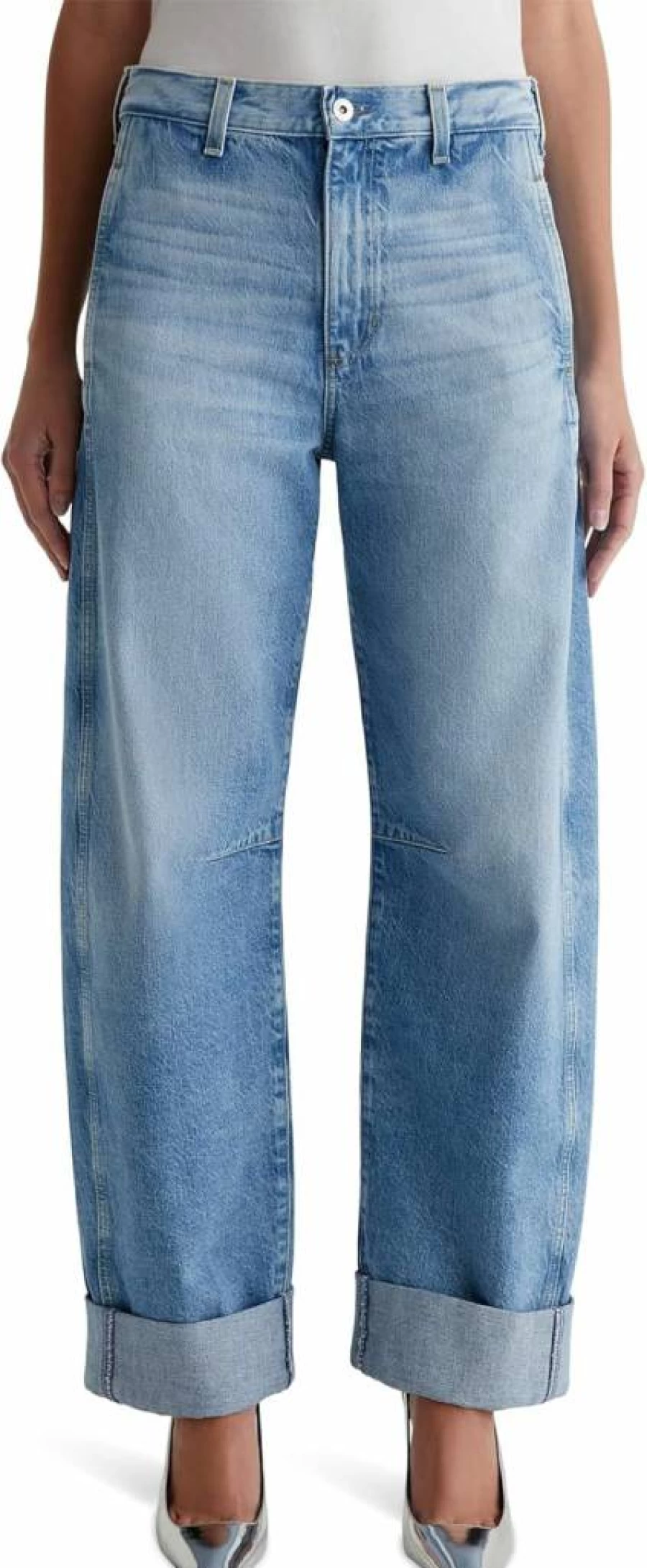 AG Adriano Goldschmied Women's Farrah Mid Rise Bootcut Crop Jeans