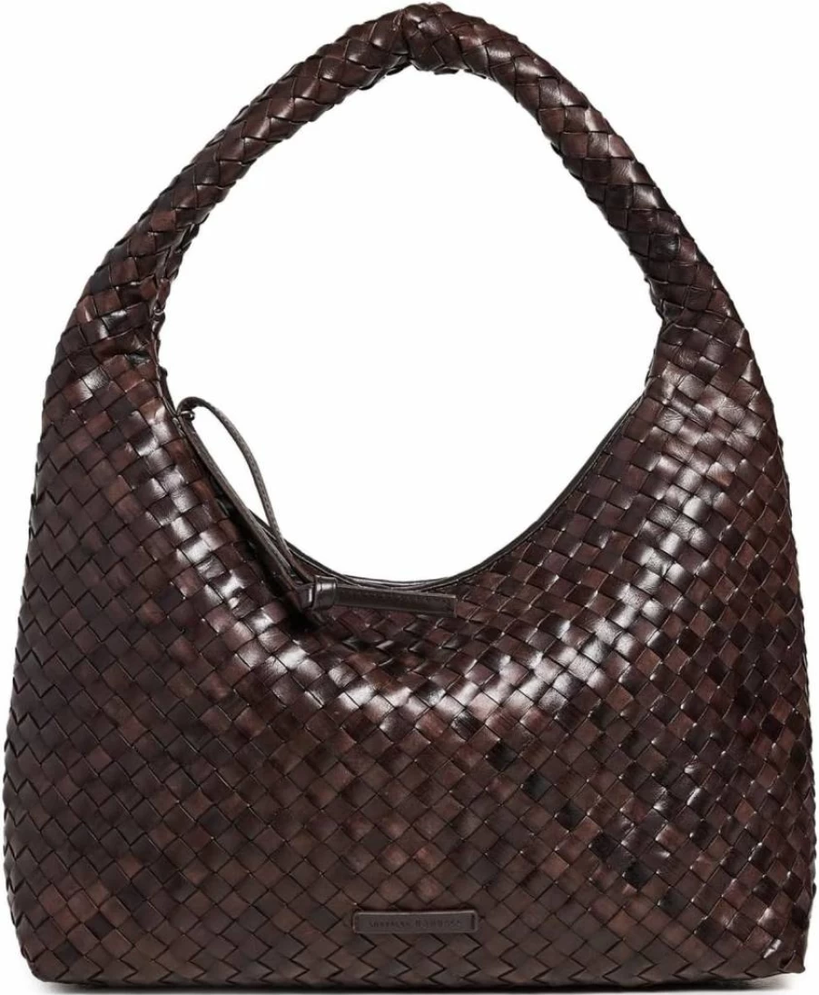 Loeffler Randall Willow Woven Leather Hobo Bag for Women - Stylish Handheld Shoulder Purse