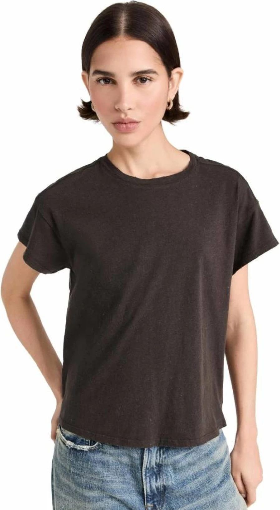 PAIGE Women's Ren Tee - Vintage Inspired Casual T-Shirt for Women