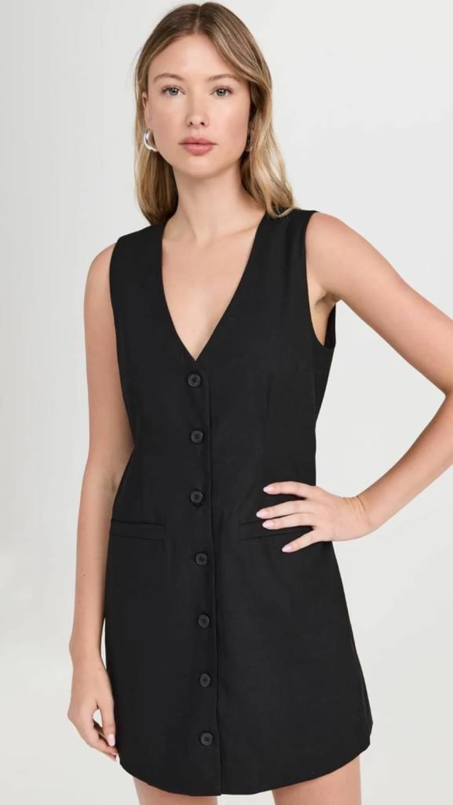 O.P.T Women's Akiya Sleeveless Mini Dress - Casual Summer Vest Dress