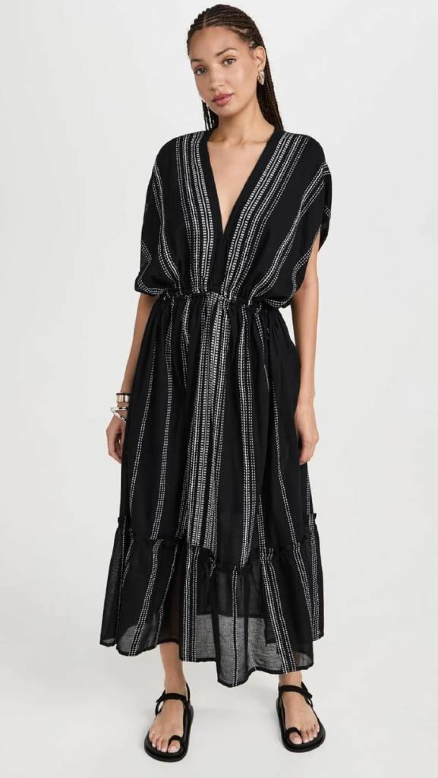 lemlem Women's Plunge Neck Dress - Elegant Leliti Style for Women