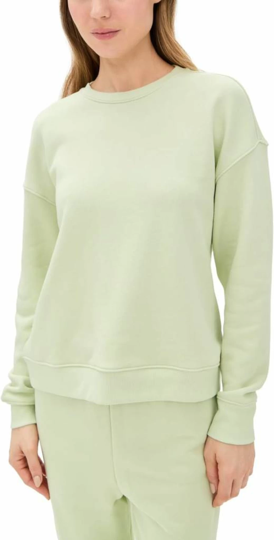 Eberjey French Terry Sweatshirt - Soft Cotton Blend Pullover for Women