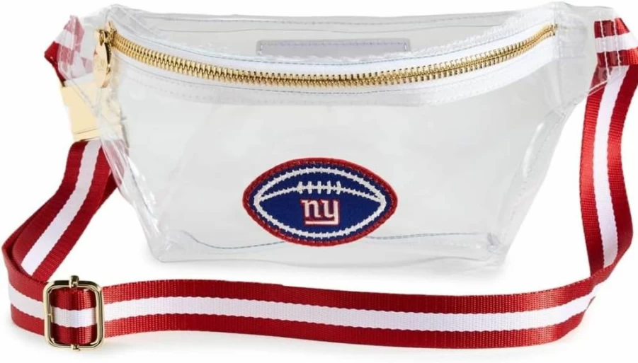 Stoney Clover Lane Women's New York Giants Clear Waist Bag | Stylish NFL Fanny Pack for Women