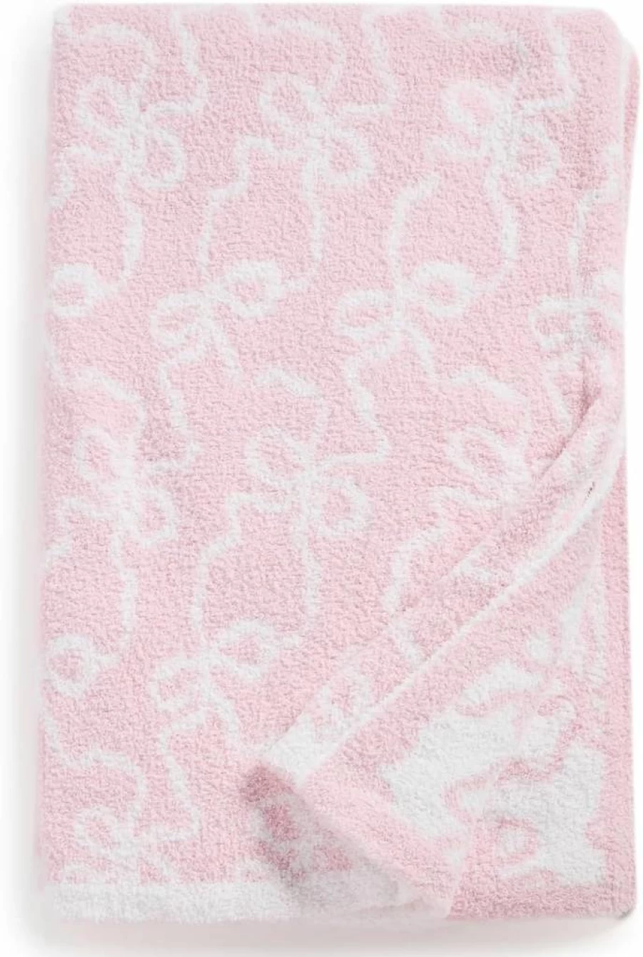 LOVESHACKFANCY Women's Teddy Bow Soft Blanket - Cozy Plush Throw