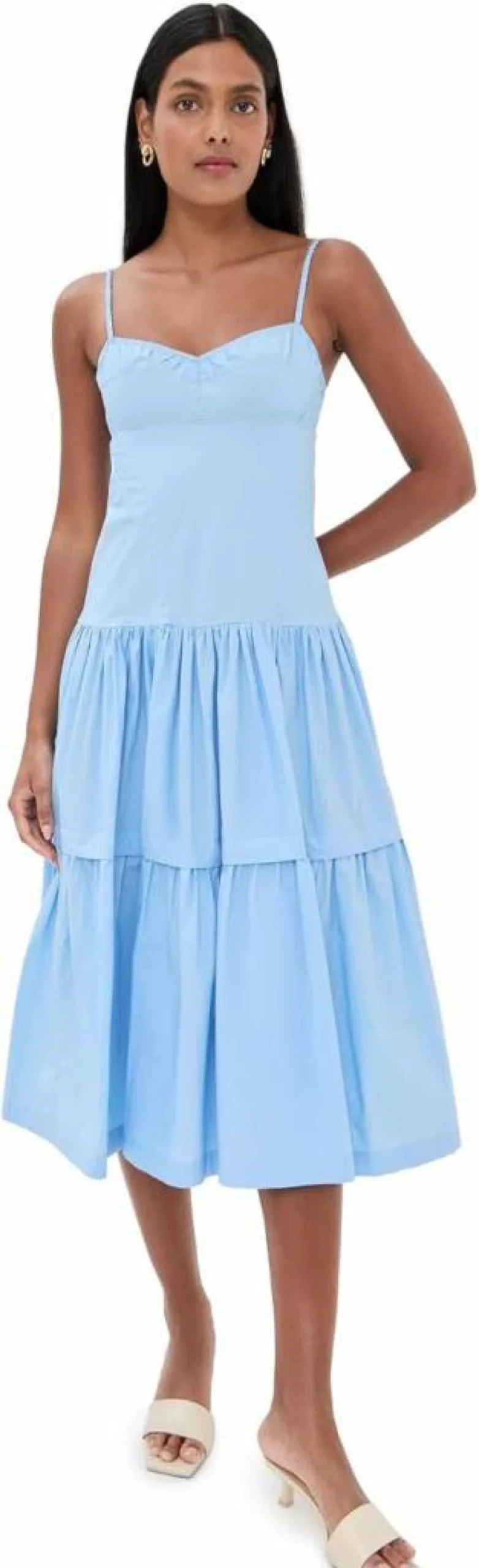 Anna October Women's Calliope Midi Dress - Elegant Feminine Style