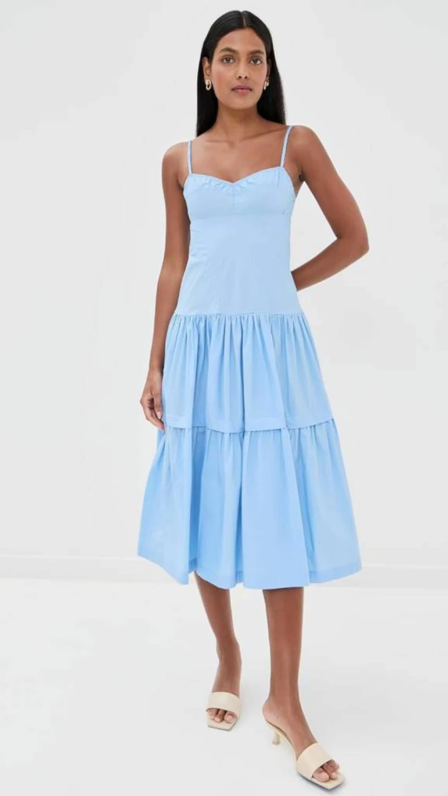 Anna October Women's Calliope Midi Dress - Elegant Feminine Style