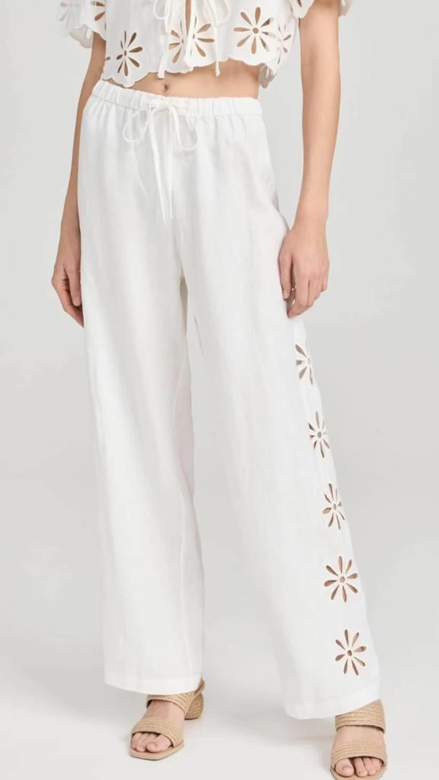 Rails Women's Emmie High-Waisted Linen Pants - Comfortable & Stylish Casual Trousers