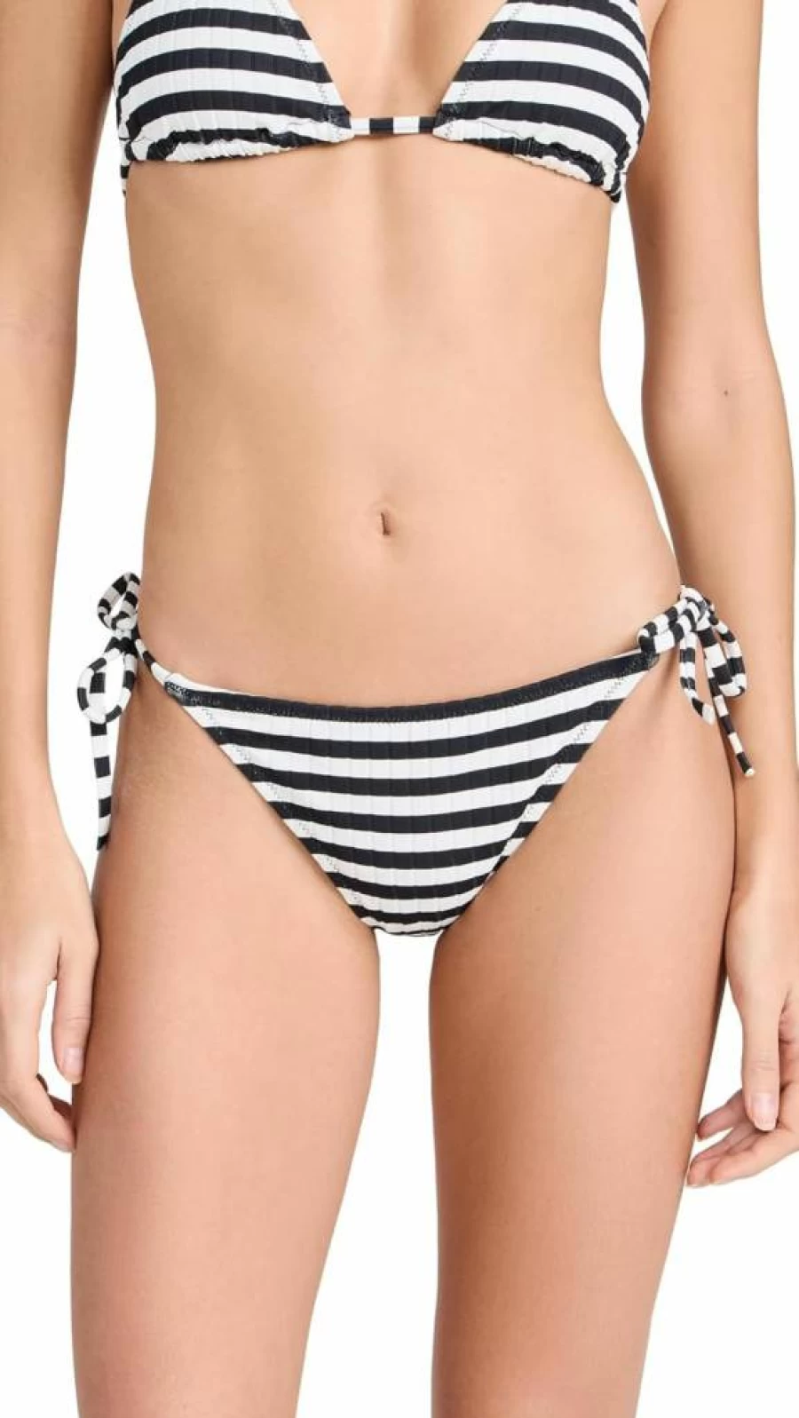 Solid & Striped Women's Iris Bikini Bottoms - High-Waist Swimwear for Women - Striped & Solid Beach Bikini Bottoms