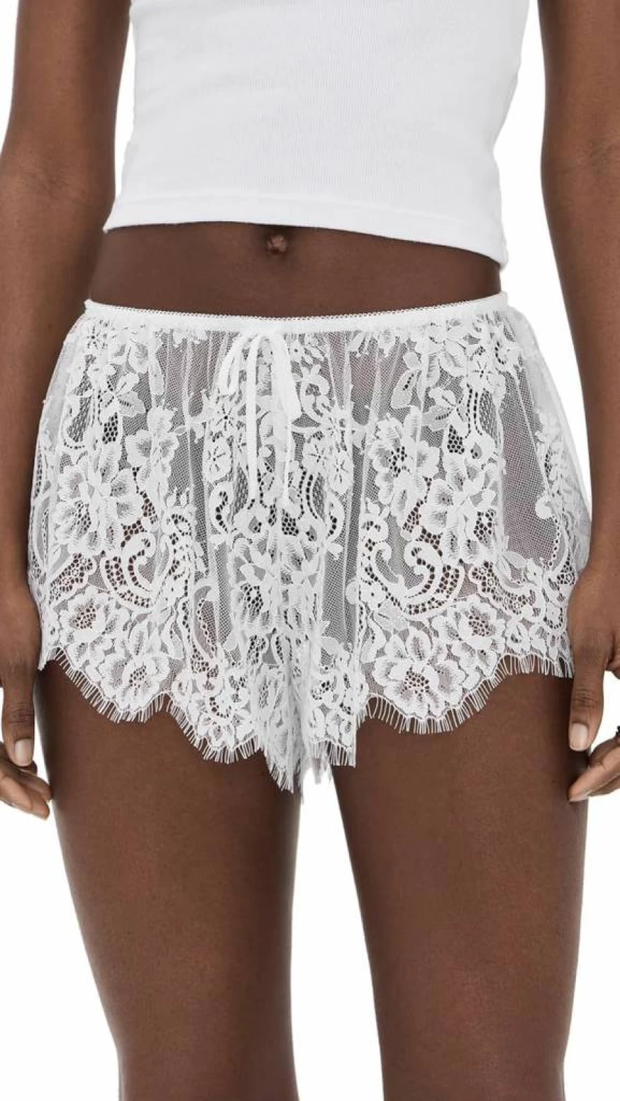 KAE THE LABEL Women's Emerson Ivory High-Waisted Shorts - Casual Summer Linen Shorts for Women