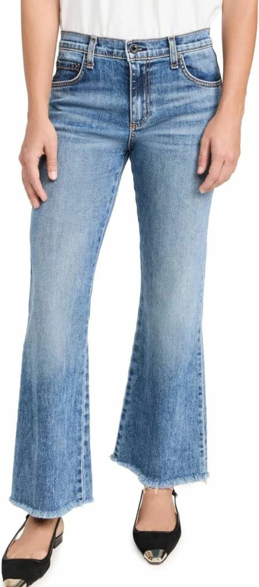 ASKK NY Women's Petite Geek Jeans - High Waisted Slim Fit Stretch Denim Pants for Women