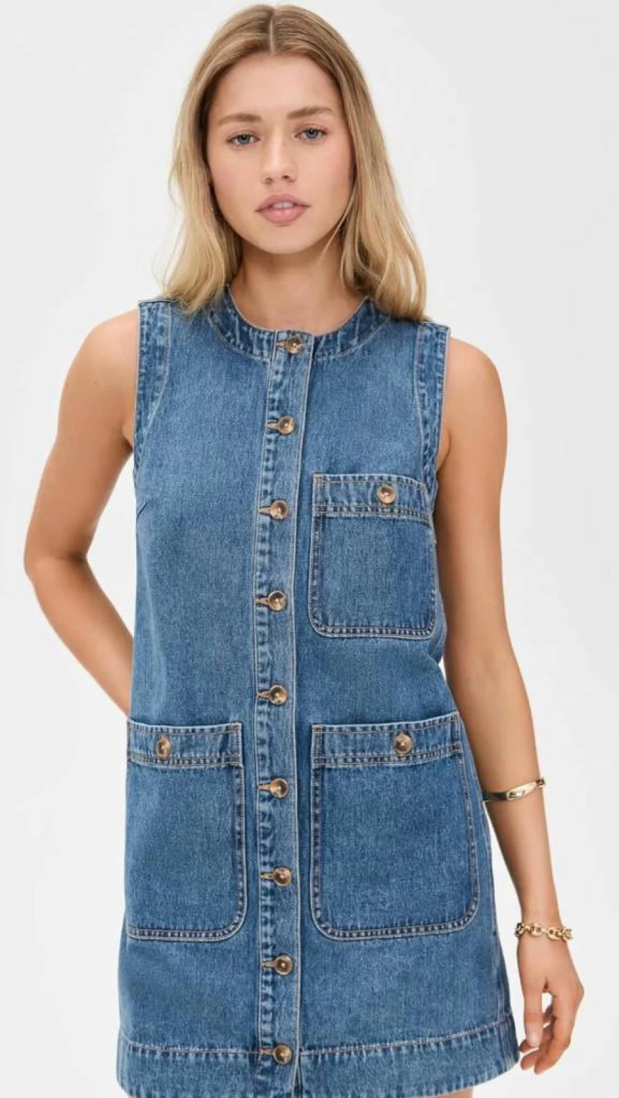 Veronica Beard Women's Oakley Shift Dress - Classic Denim Style Dress for Women