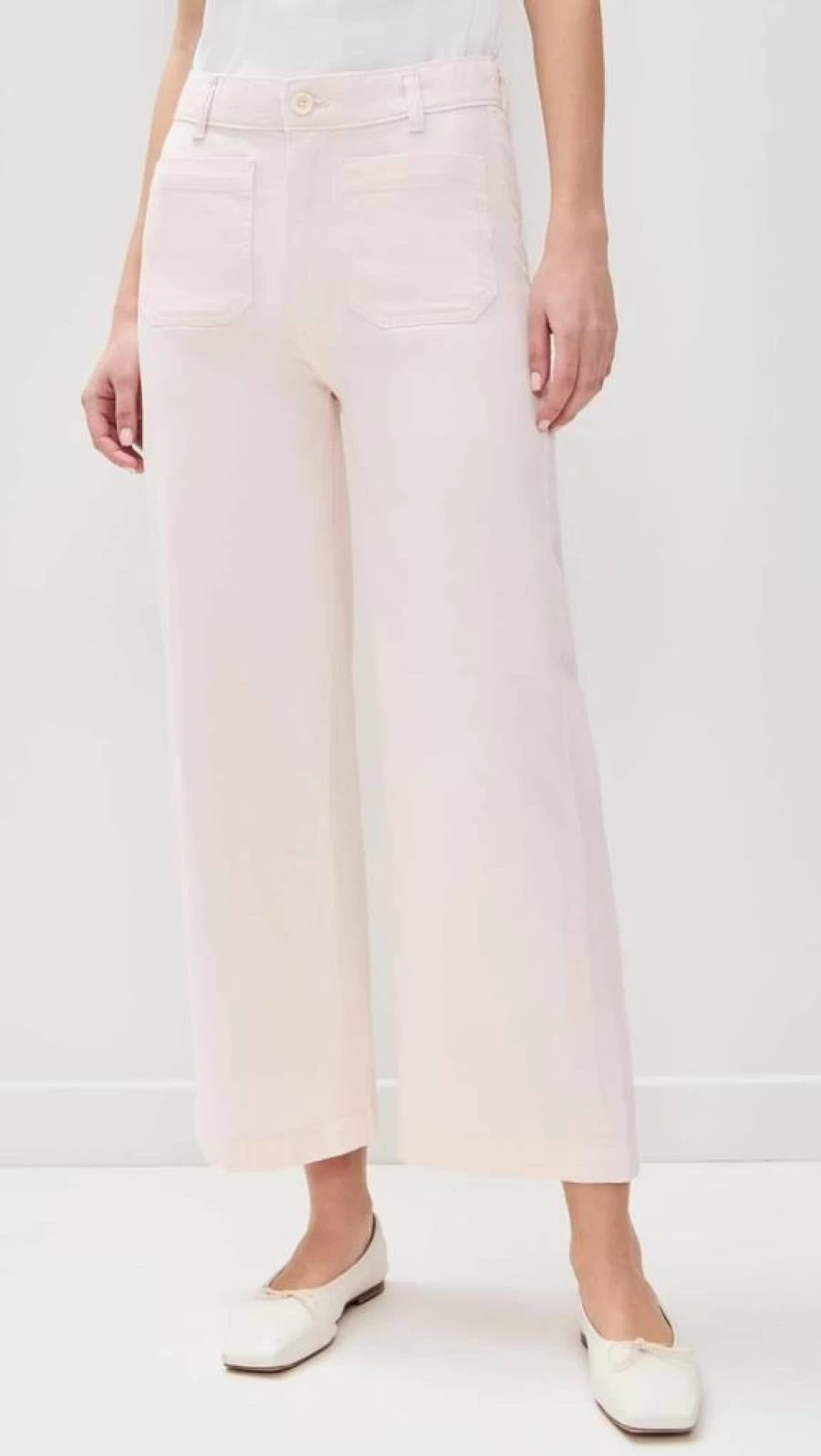 DL1961 Women's Hepburn High Rise Wide Leg Ankle Jeans - Sustainable Denim
