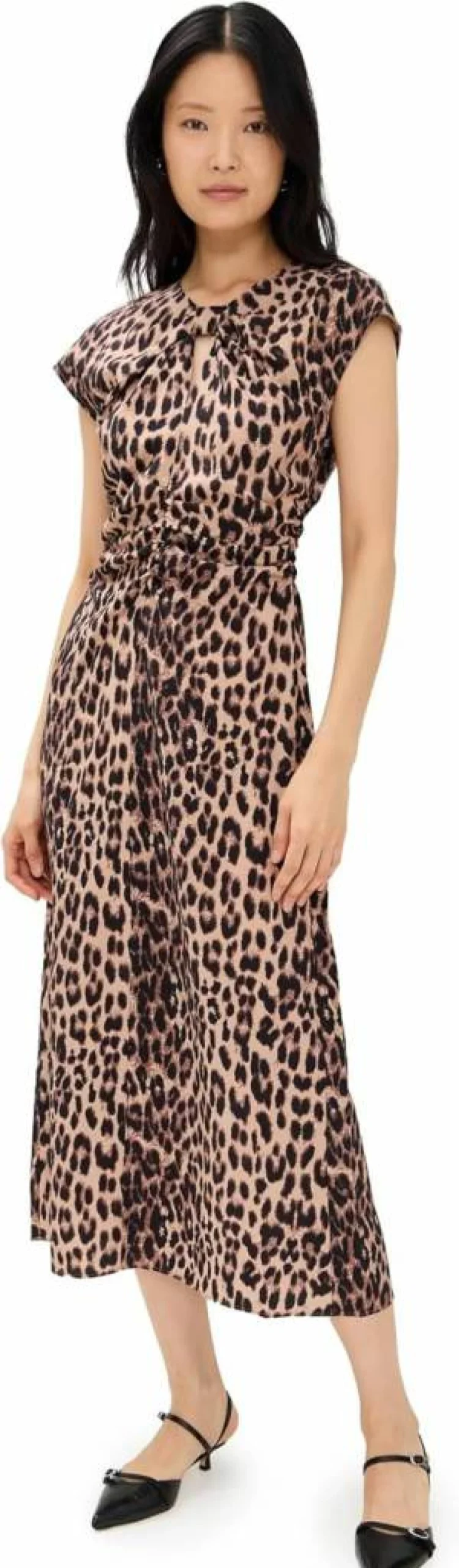 BAUM UND PFERDGARTEN Women's Akeyla Dress - Elegant Flowy Boho Chic Maxi Dress for Women