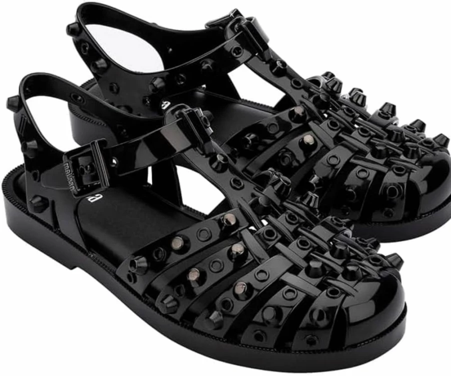 Melissa Women's Possession Adjustable Strap Jelly Sandals - Original Fisherman Buckle Design