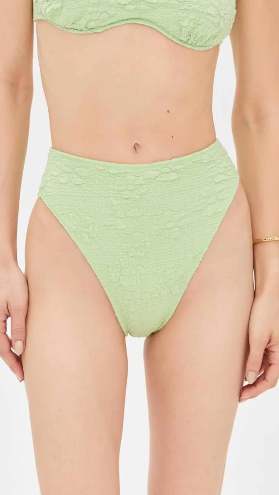 Montce Women's Paula High-Waisted Bikini Bottoms - Swimwear Beach Vacation Essentials