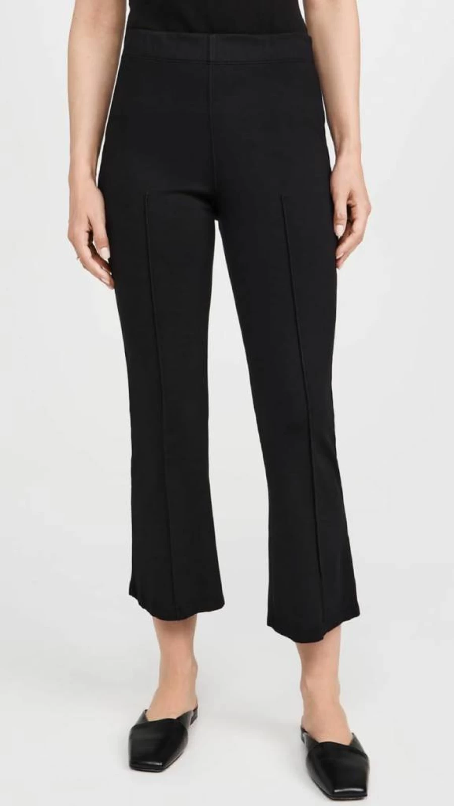 Stateside Women's Cropped Kick Flare Ponte Pants - Comfort & Style