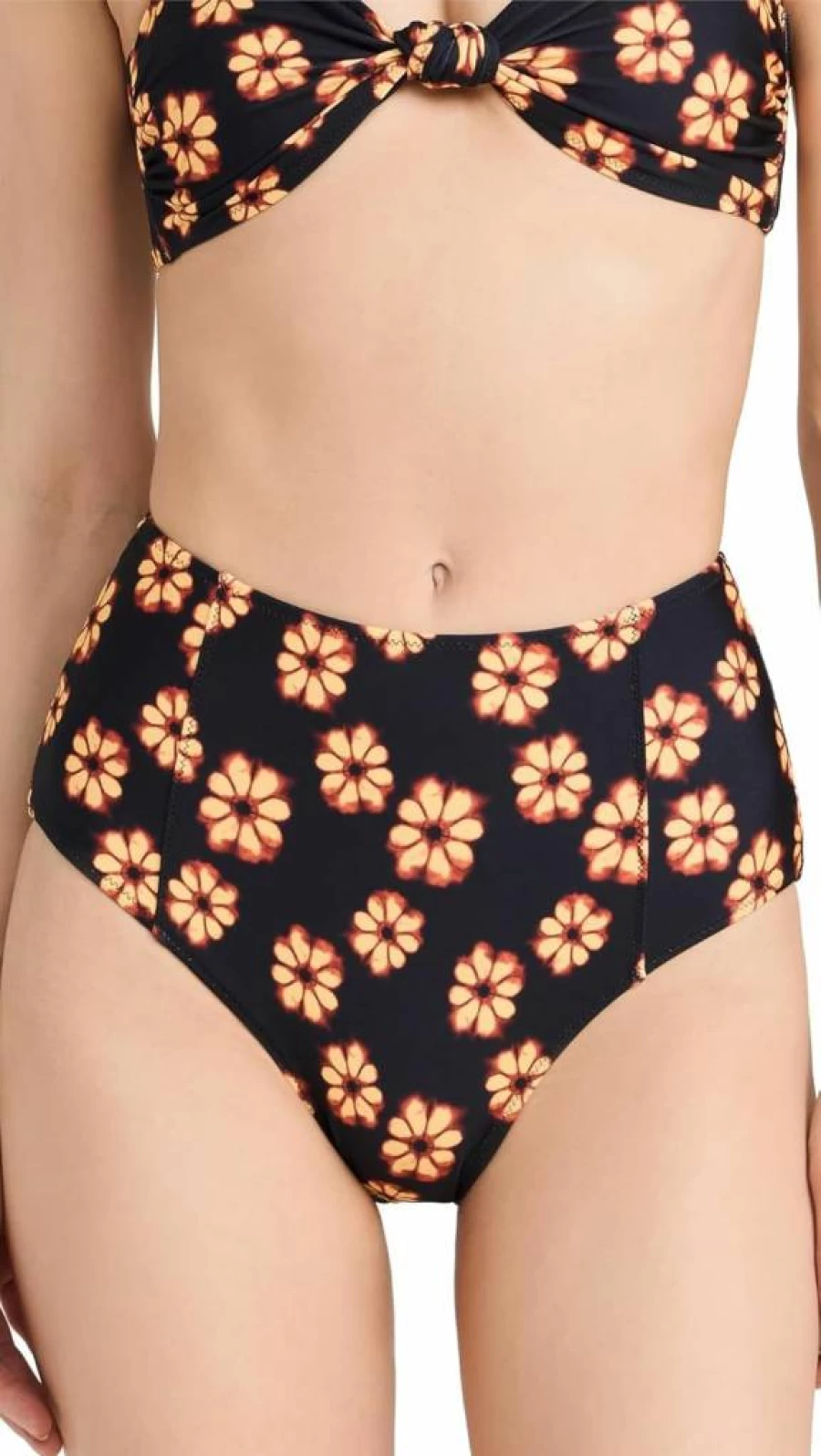 Rhode Women's Navya Bikini Bottoms - High-Waisted Swimwear for Women
