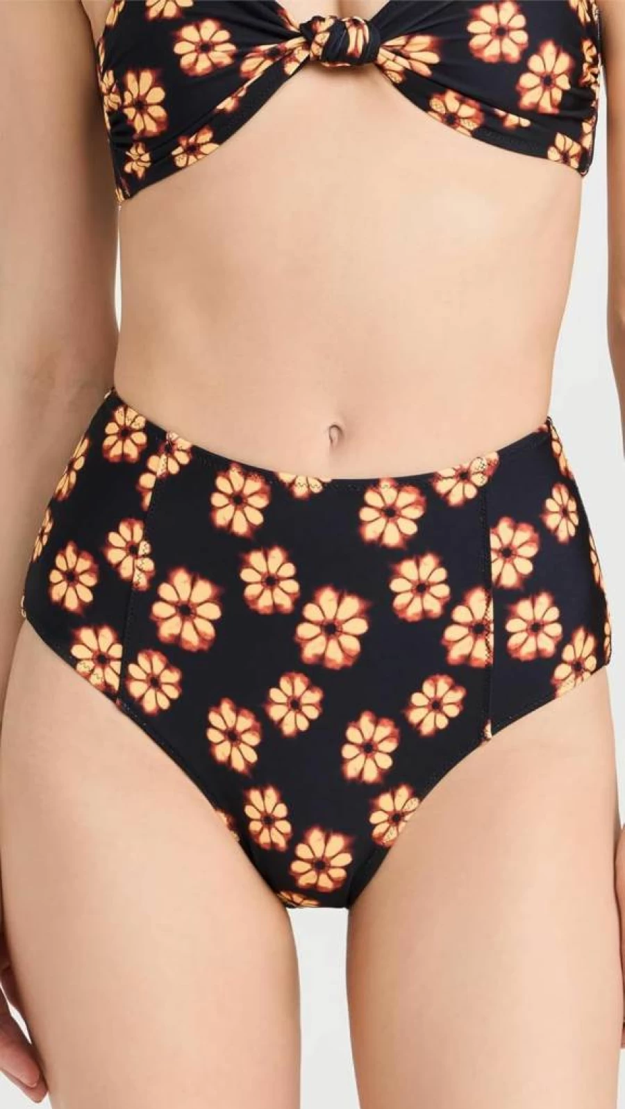Rhode Women's Navya Bikini Bottoms - High-Waisted Swimwear for Women