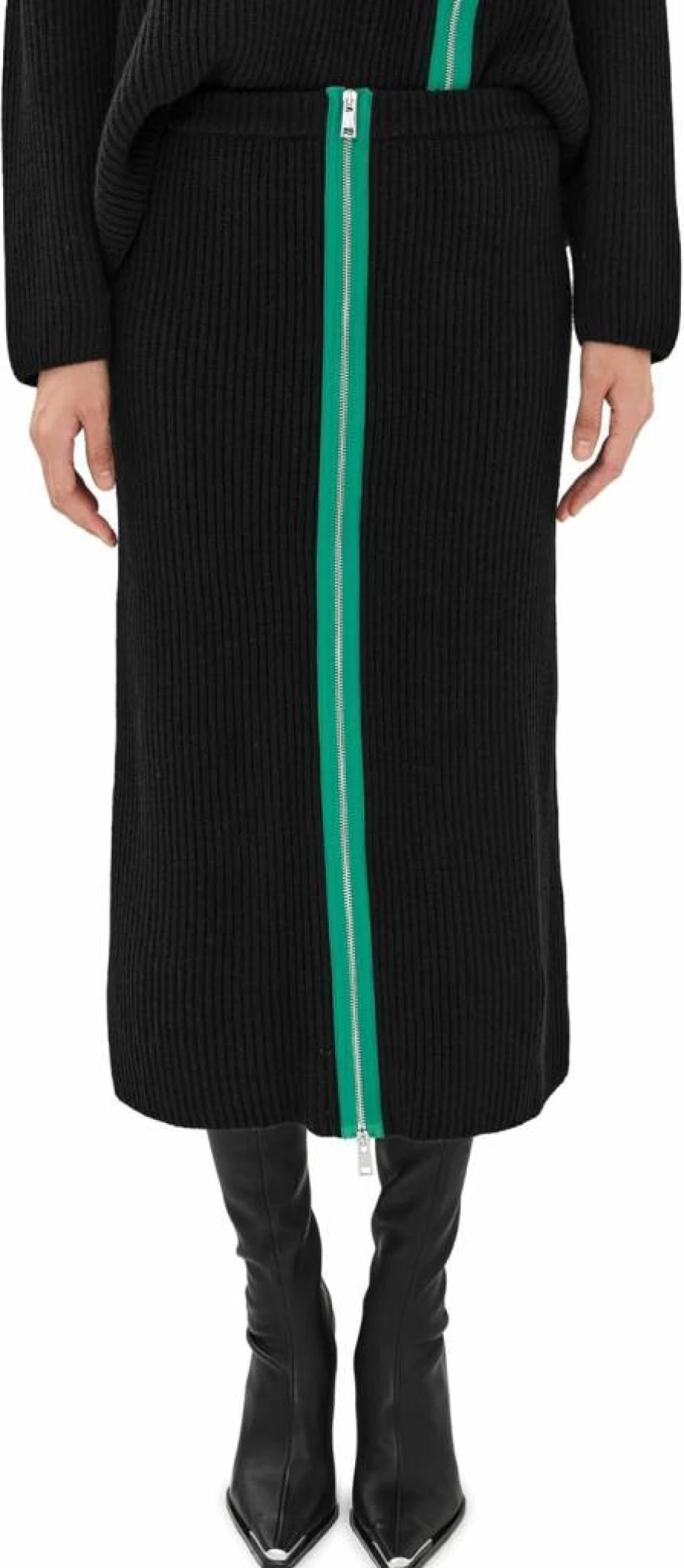 MSGM Women's Gonna Maglia Knit Skirt - Stylish Designer Knitwear for Women