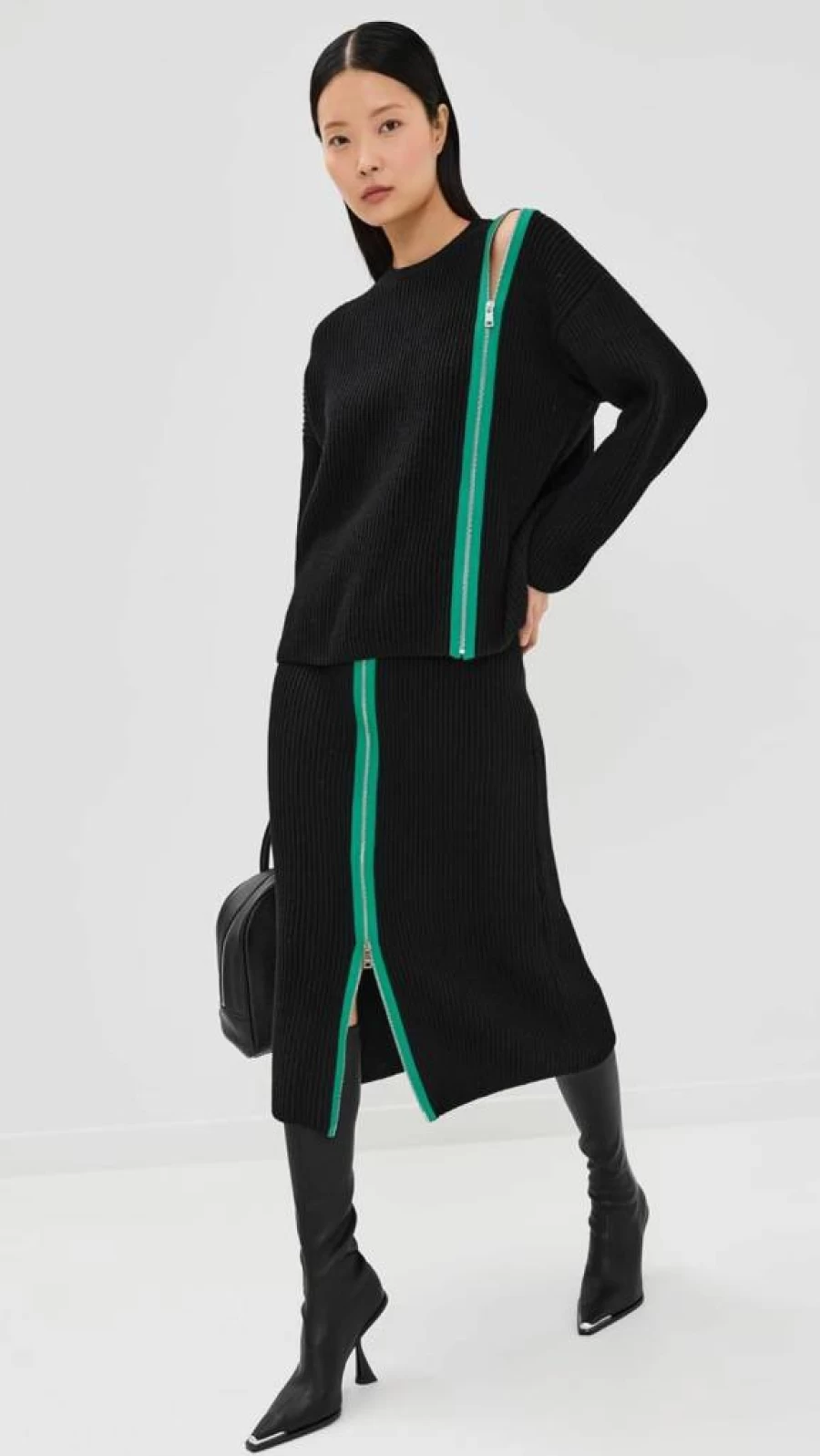 MSGM Women's Gonna Maglia Knit Skirt - Stylish Designer Knitwear for Women