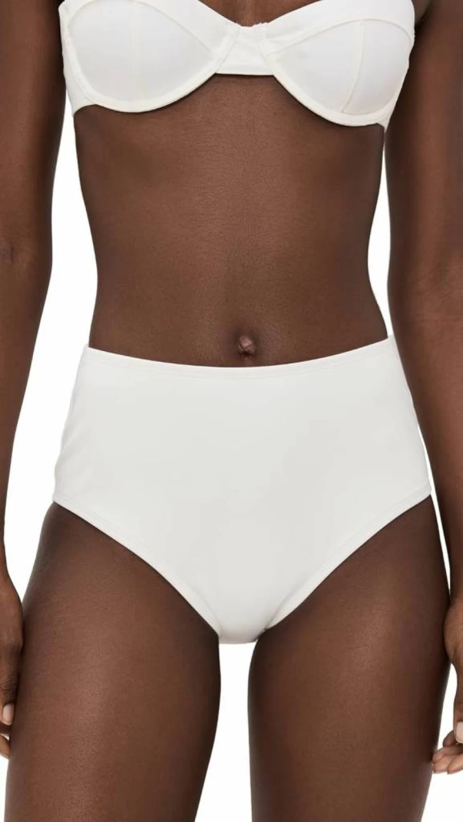 Solid & Striped Women's Lilo High-Waisted Bikini Bottoms | Striped Swimwear for Women