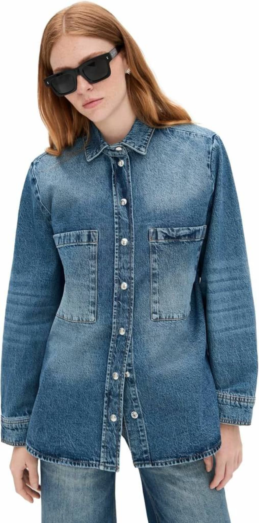 IRO Women's Lydie Overshirt - Stylish Casual Button-Down Shirt for Women