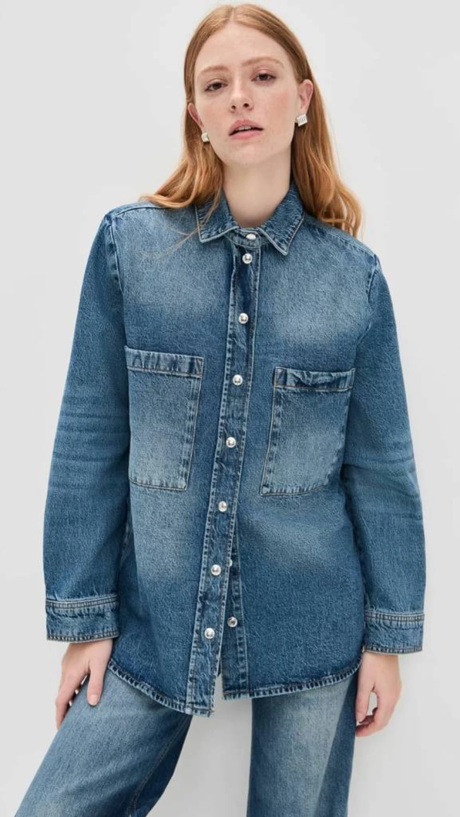 IRO Women's Lydie Overshirt - Stylish Casual Button-Down Shirt for Women