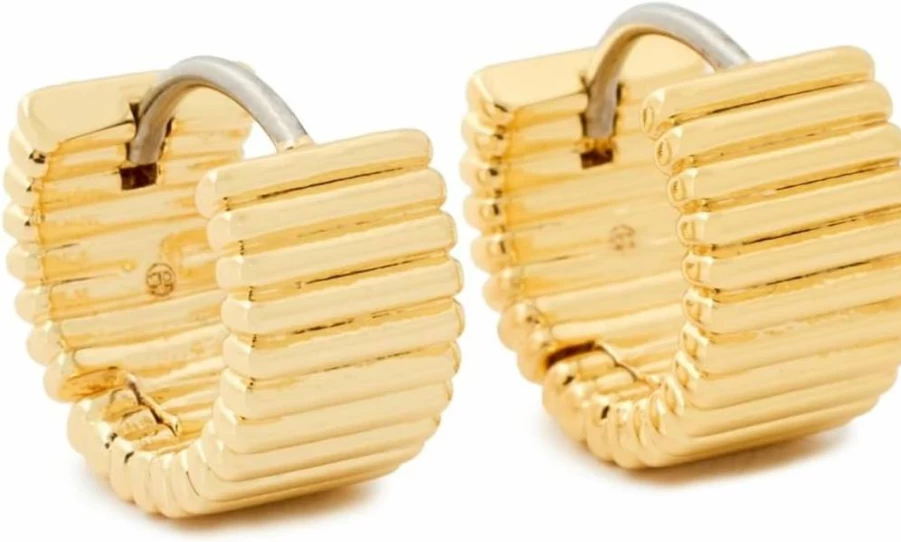 Gorjana Catalina Huggie Hoop Earrings for Women - Gold-Plated Minimalist Hoops