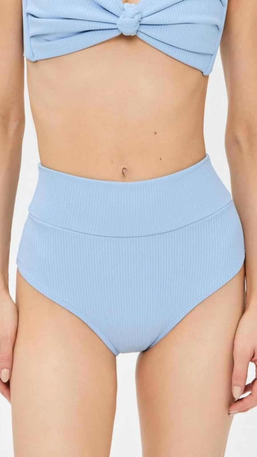 Montce Women's High Waisted AC Bikini Bottoms - Sexy Push Up Swimwear for Women