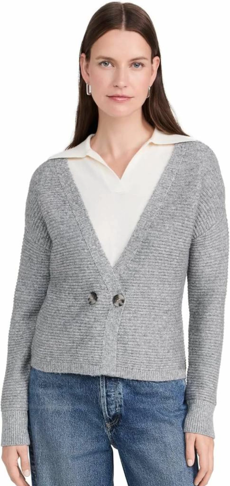 525 Women's Quinn Double Breasted Coat - Classic Wool Blend Jacket for Winter, Formal Office Wear, Slim Fit Trench Coat