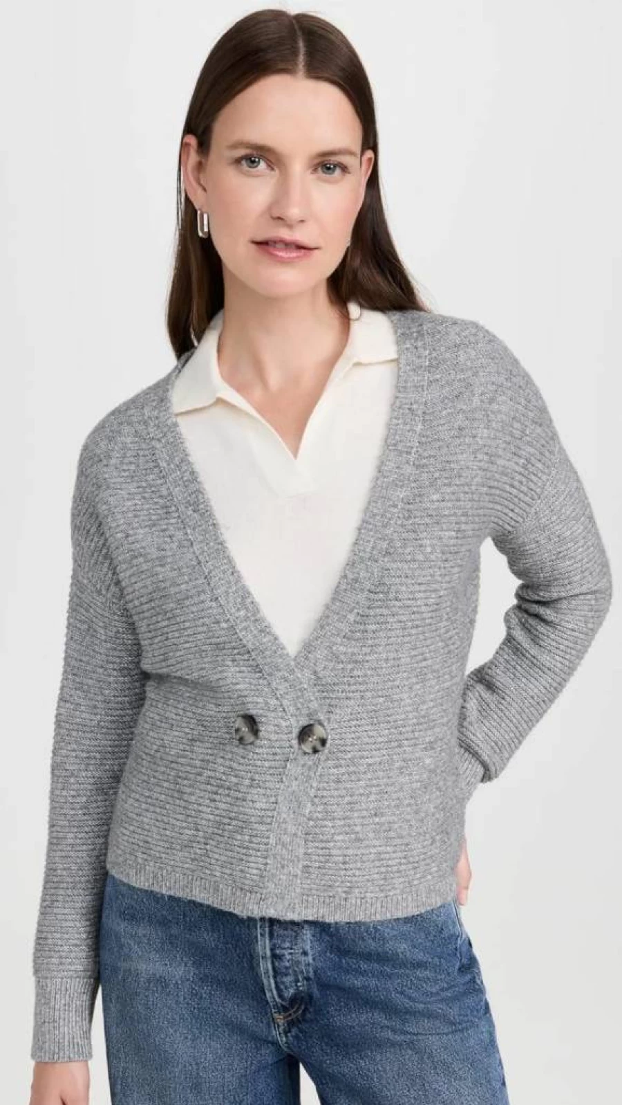 525 Women's Quinn Double Breasted Coat - Classic Wool Blend Jacket for Winter, Formal Office Wear, Slim Fit Trench Coat