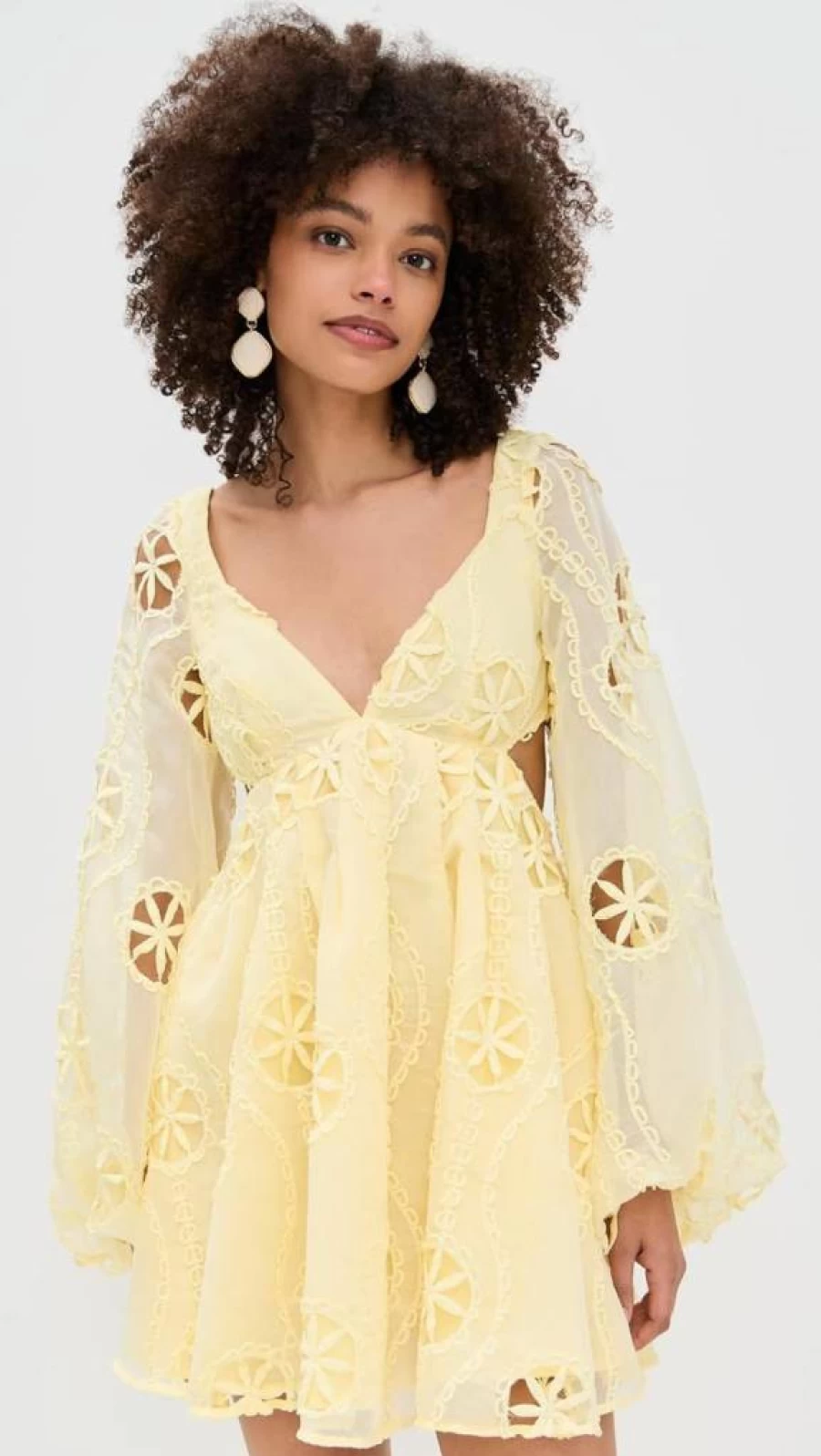 Bardot Jovie Women's Floral Lace Babydoll Mini Dress - Sexy Party Outfit for Nightlife & Special Occasions