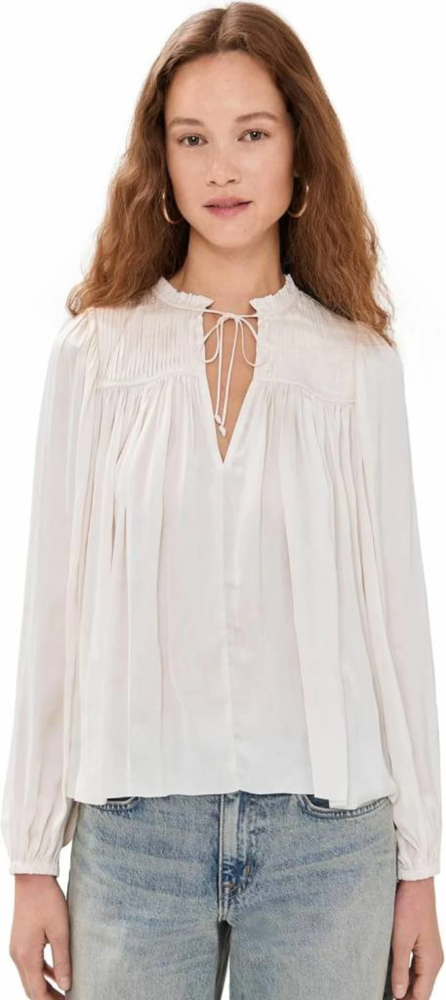 Ulla Johnson Freja Women's Blouse | Floral Printed Boho Chic Top