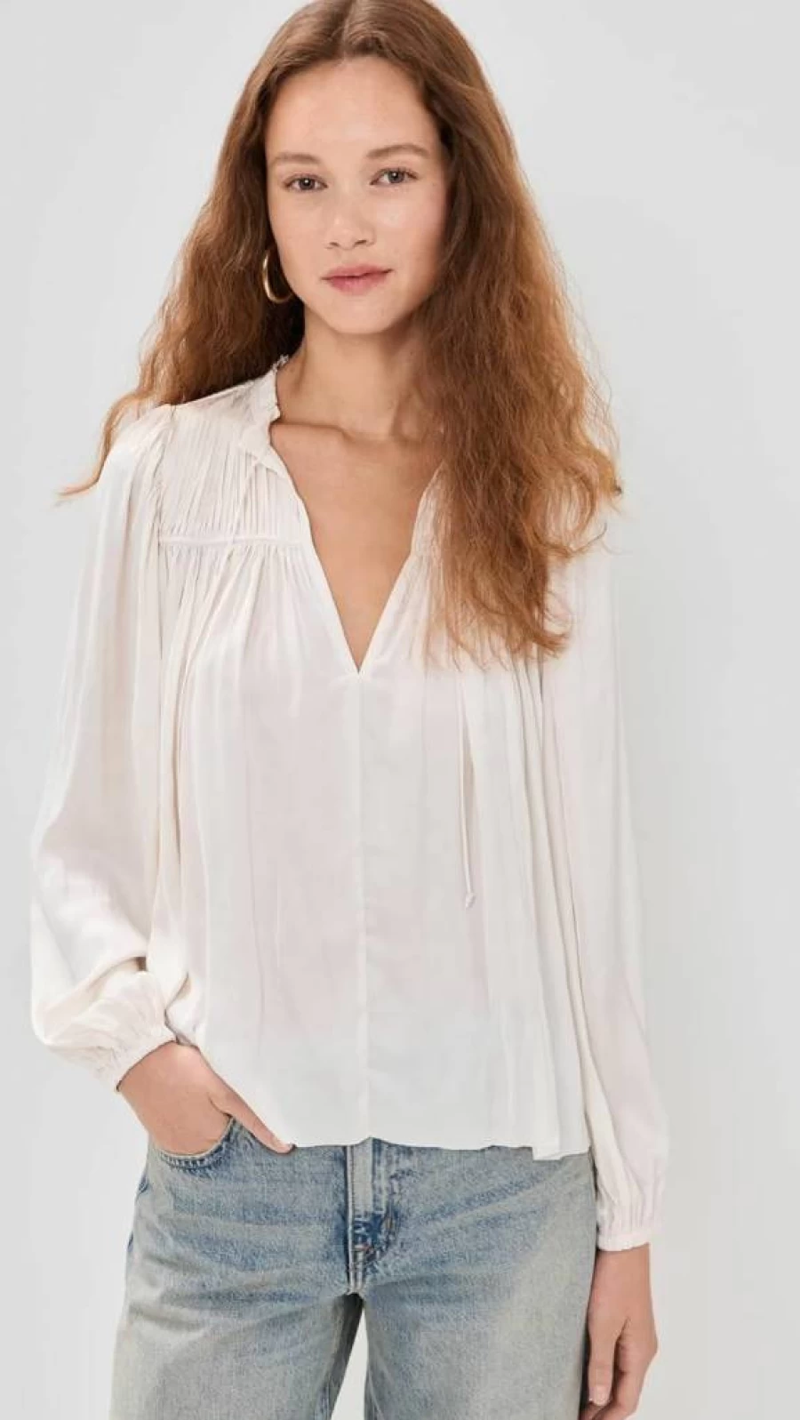 Ulla Johnson Freja Women's Blouse | Floral Printed Boho Chic Top